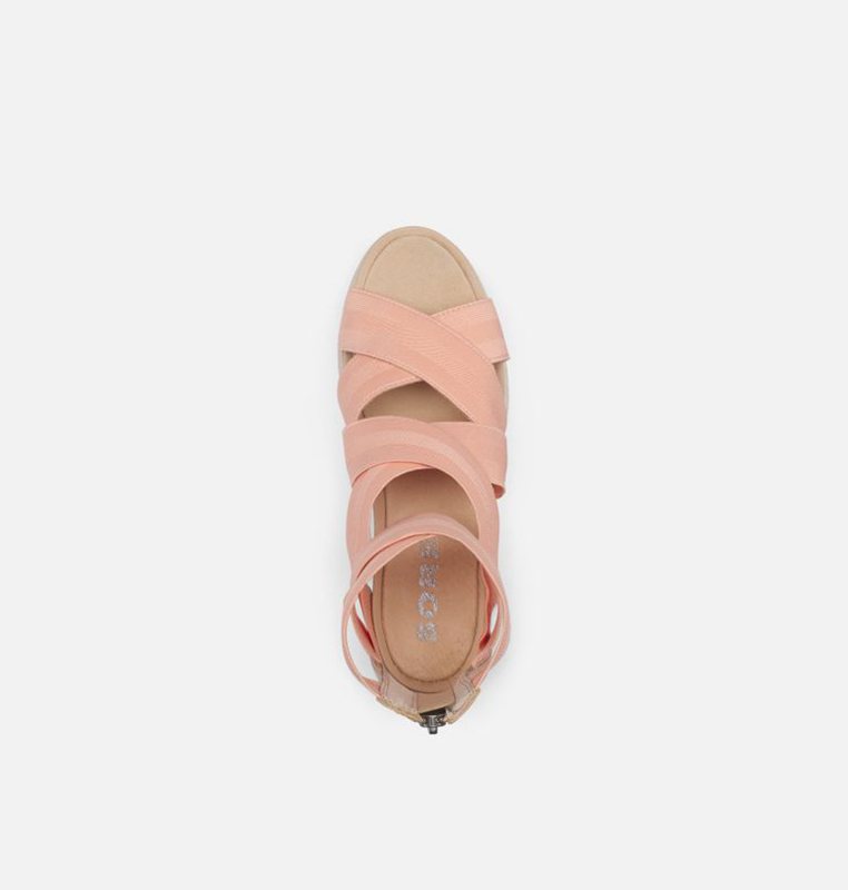 Sorel Dam Sandaler Beige/Brun - Joanie™ Ii Strap Wedge - ATQ-605394